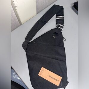 Black Sling Bag for Men